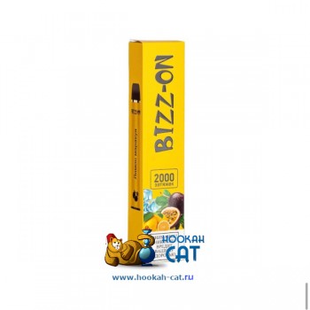 Одноразовая электронная сигарета Bizz-on Лимон Маракуйя 2000 затяжек - фото 1 Одноразовая электронная сигарета Bizz-on Лимон Маракуйя 2000 затяжек - фото 1